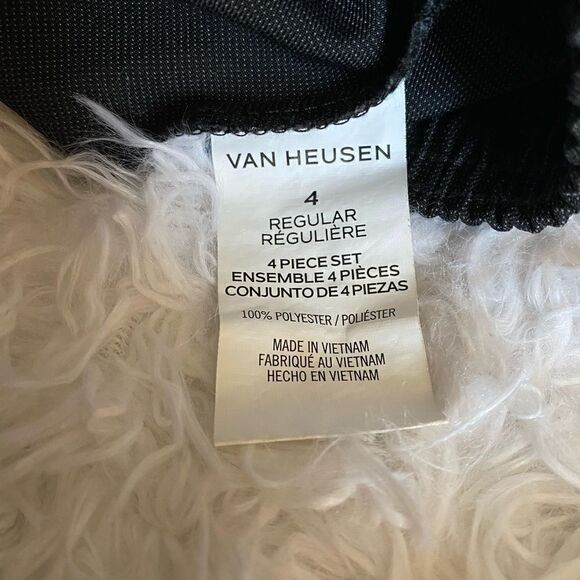 Van Heusen Black Boy Size 4 Dress Slacks & Boy S/M Maroon Dress Vest - Picture 6 of 7